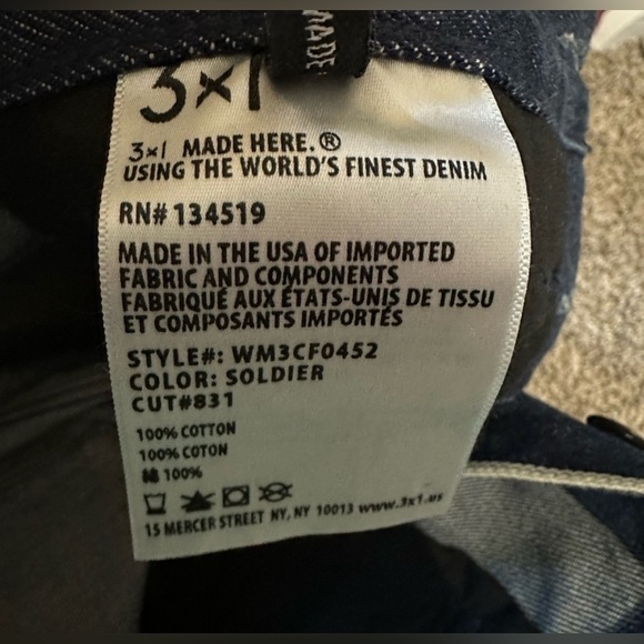 3X1 Tassel Fringed Jeans Women's Size 24 - Picture 8 of 11